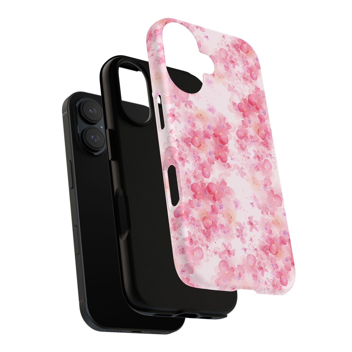 Floral Phone Case - Tough Cases with Pink Blossom Design