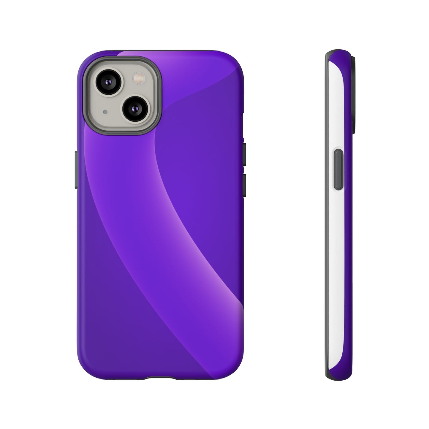 Stylish Tough Phone Case - Modern Purple Design for Ultimate Protection