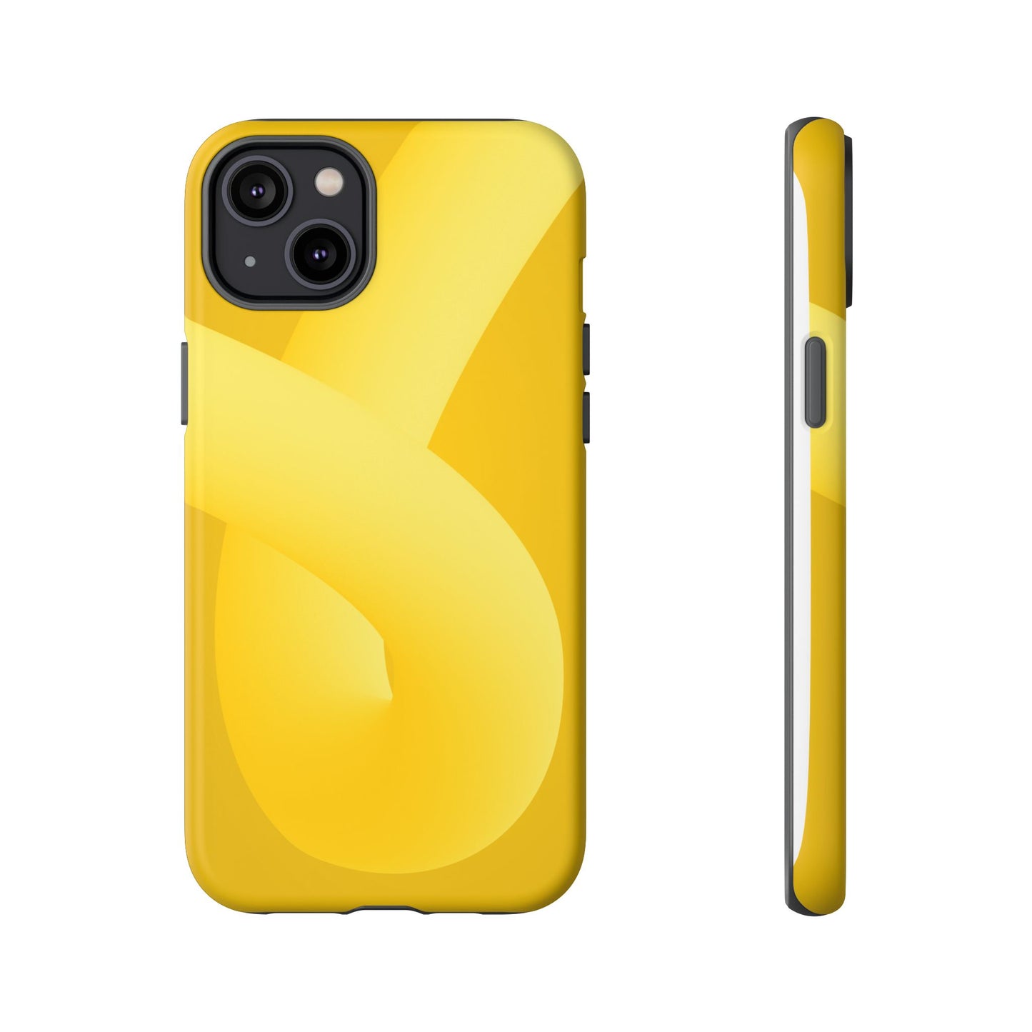 Stylish Tough Phone Case - Modern Yellow Design for Ultimate Protection