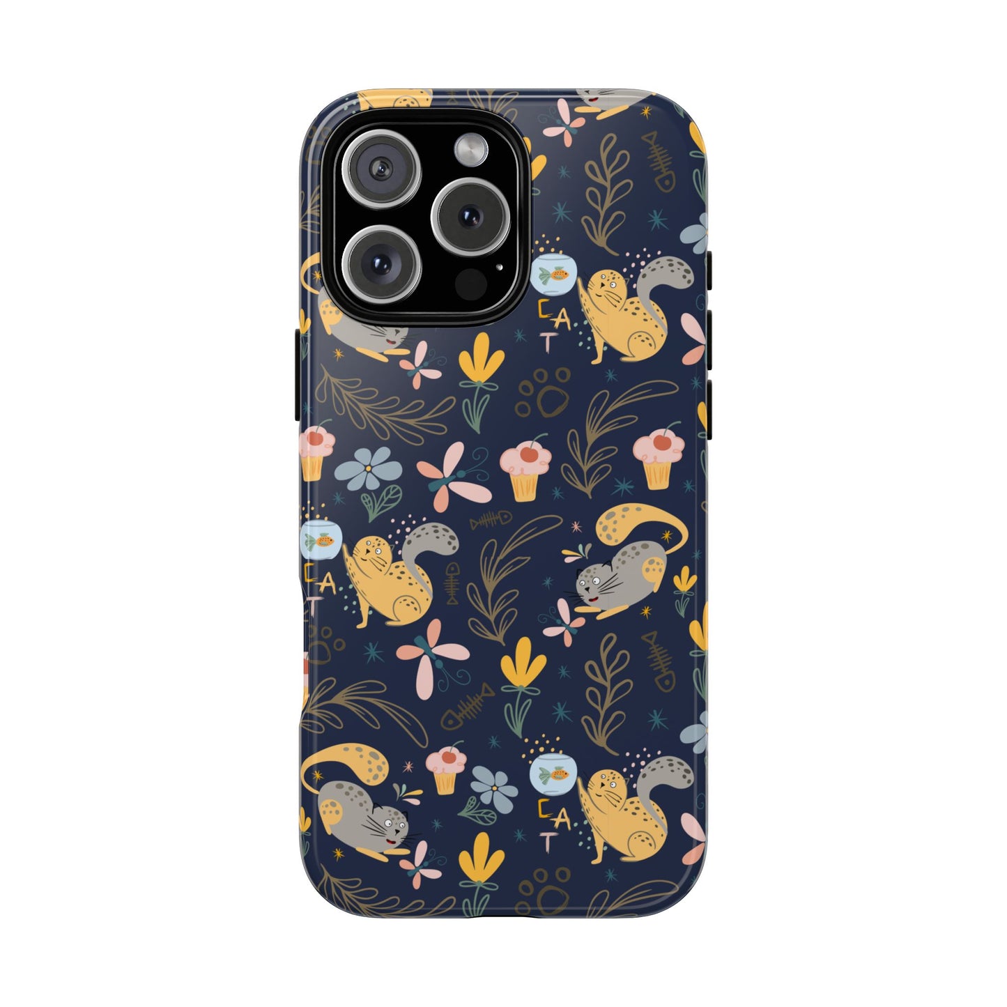 Cat-Themed Tough Phone Case - Tough Case For Stylish Protection