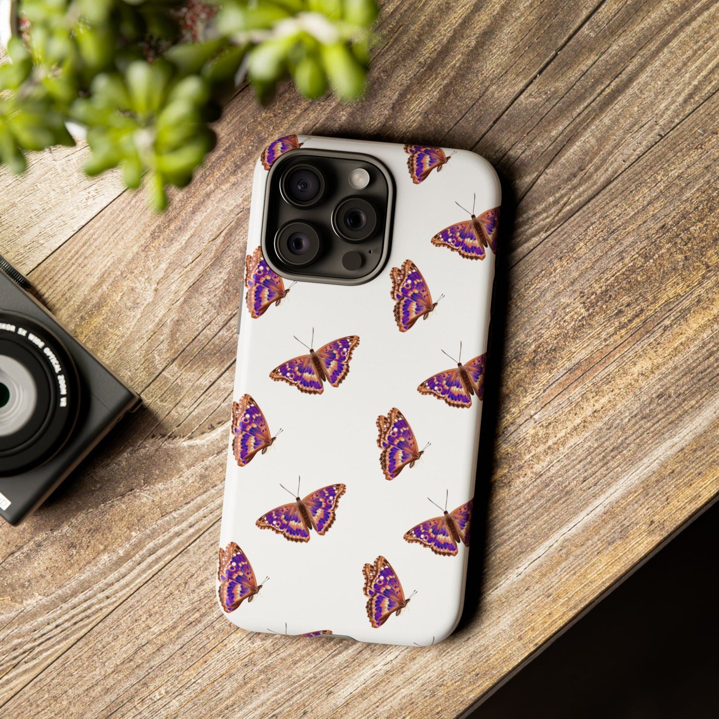 Butterfly Print Phone Case - Tough Case For Stylish Protection