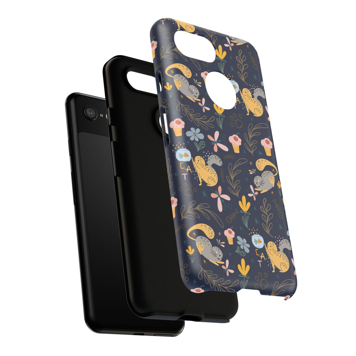 Cat-Themed Tough Phone Case - Tough Case For Stylish Protection