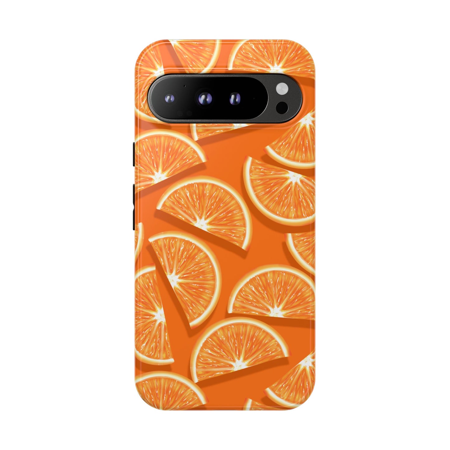 Vibrant Orange Slice Phone Case - Tough Cases for Phone Protection