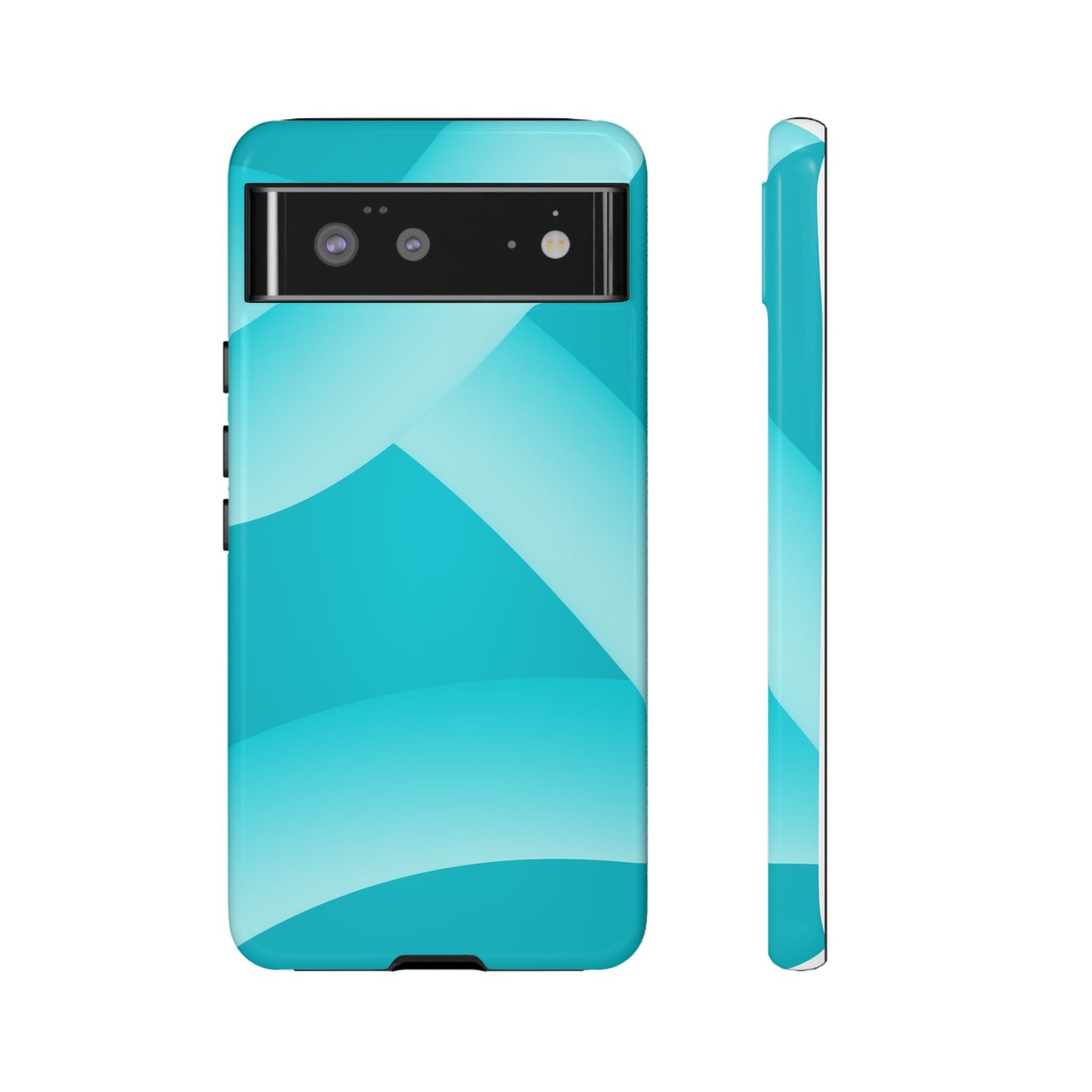 Stylish Tough Phone Case - Modern Blue Design for Ultimate Protection