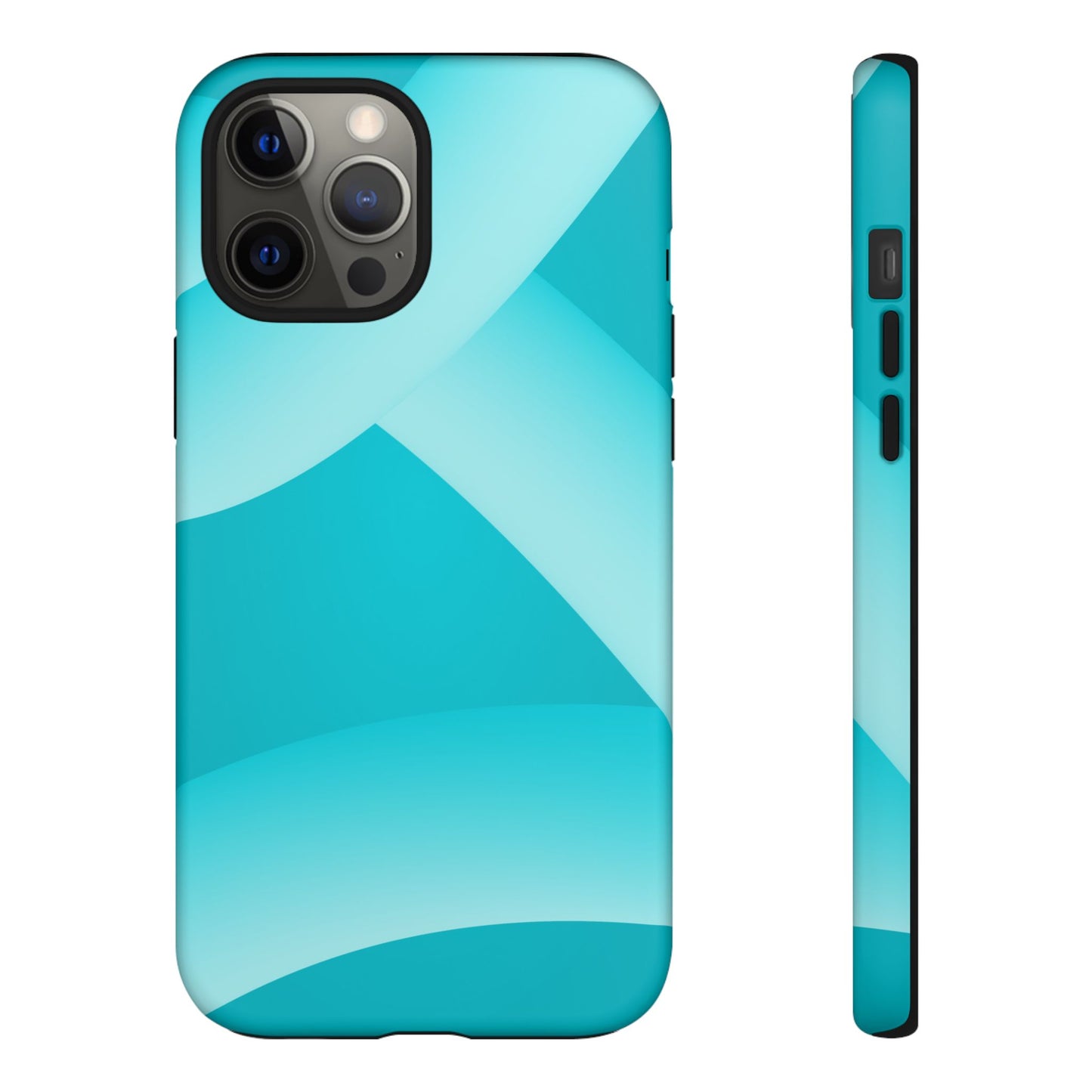 Stylish Tough Phone Case - Modern Blue Design for Ultimate Protection