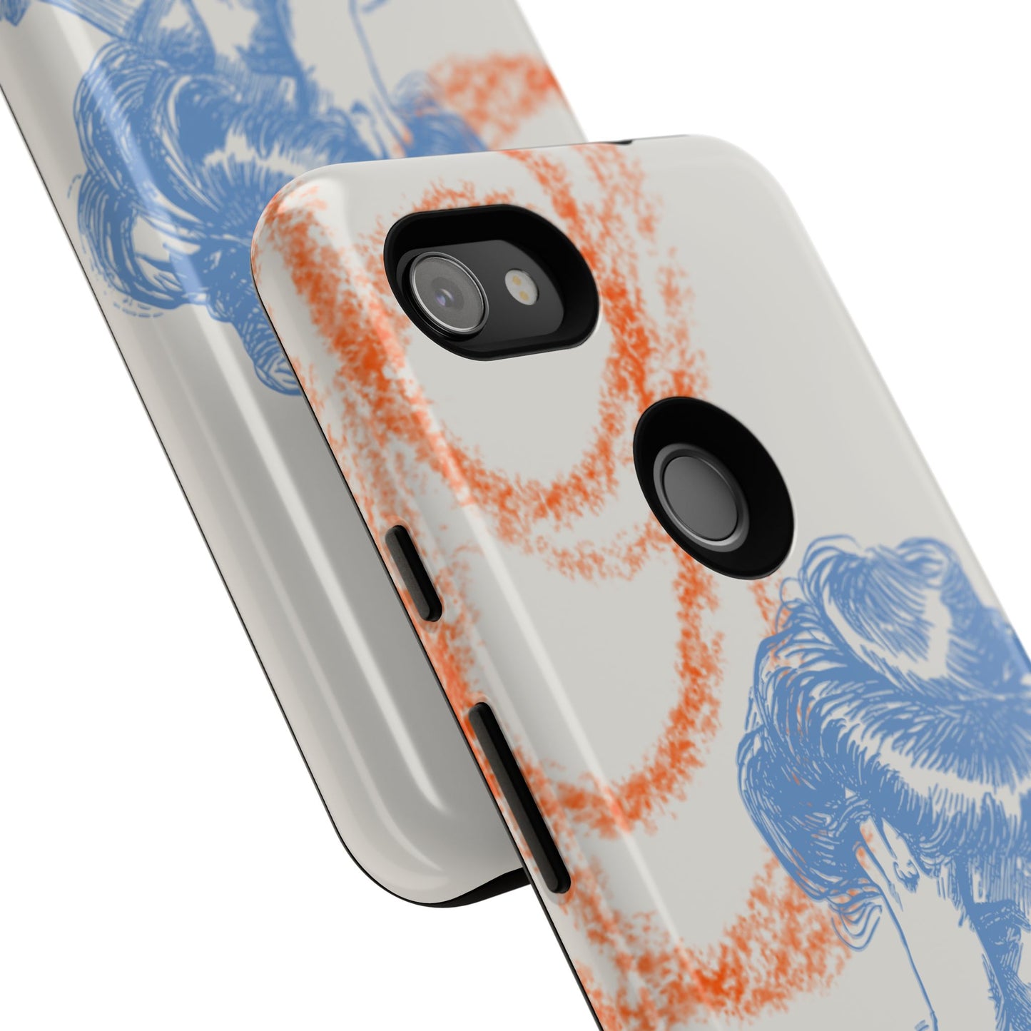 Artistic Phone Case with Stress Relief Design