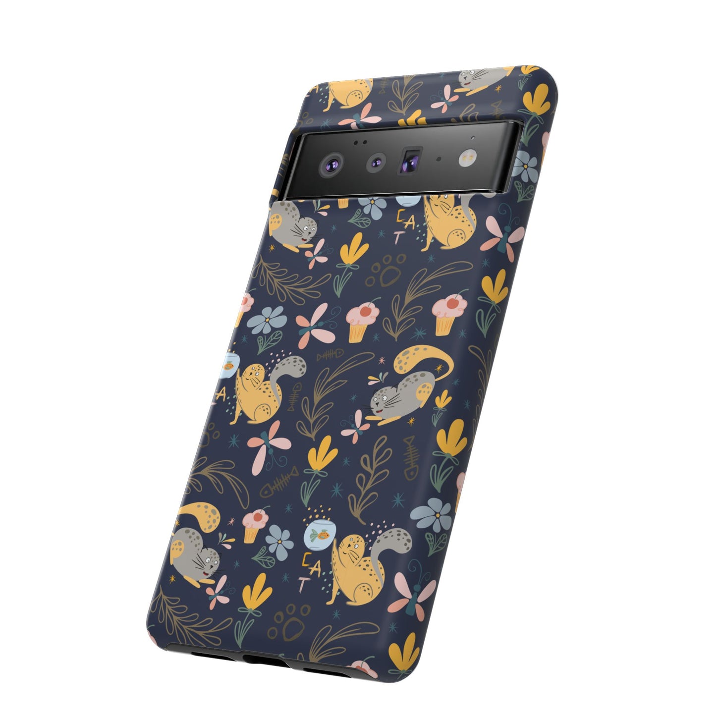 Cat-Themed Tough Phone Case - Tough Case For Stylish Protection
