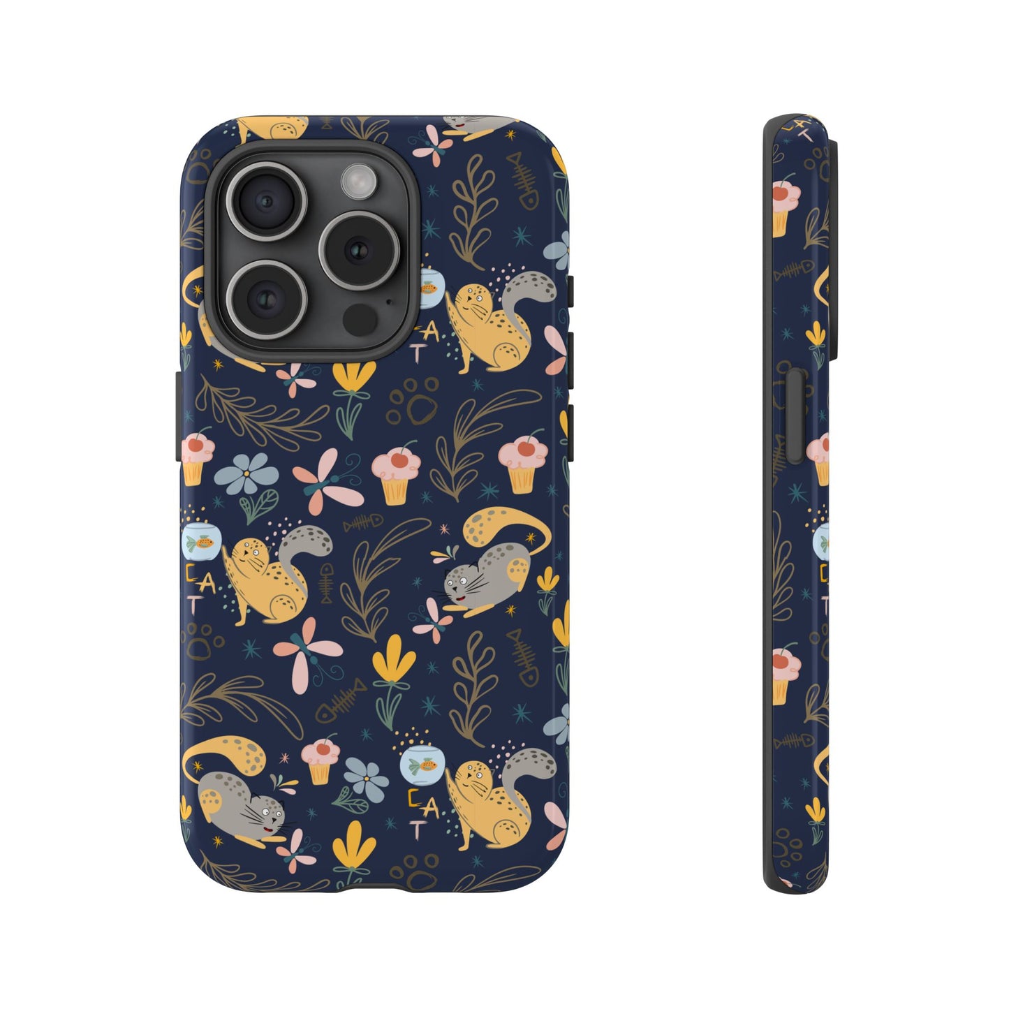 Cat-Themed Tough Phone Case - Tough Case For Stylish Protection