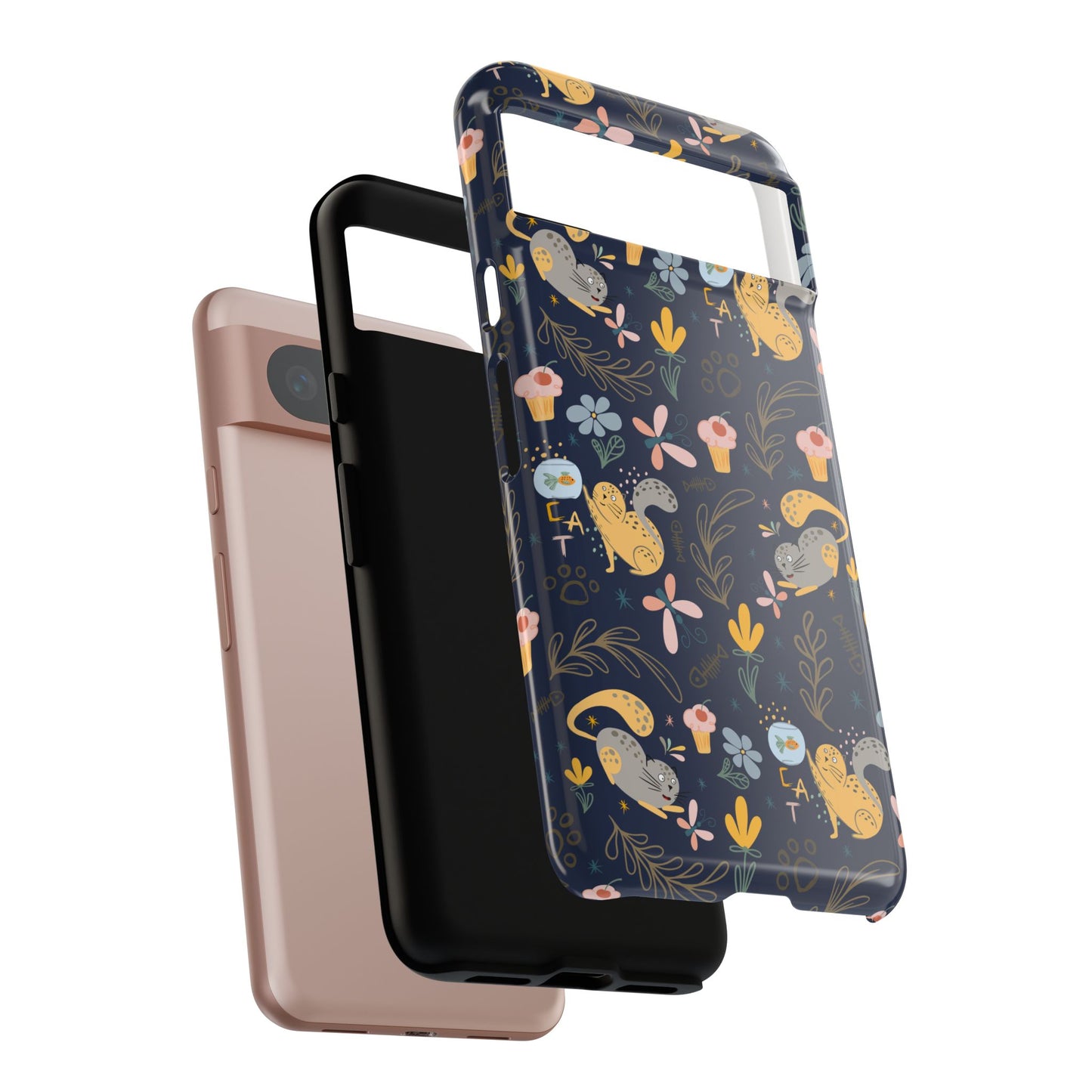 Cat-Themed Tough Phone Case - Tough Case For Stylish Protection