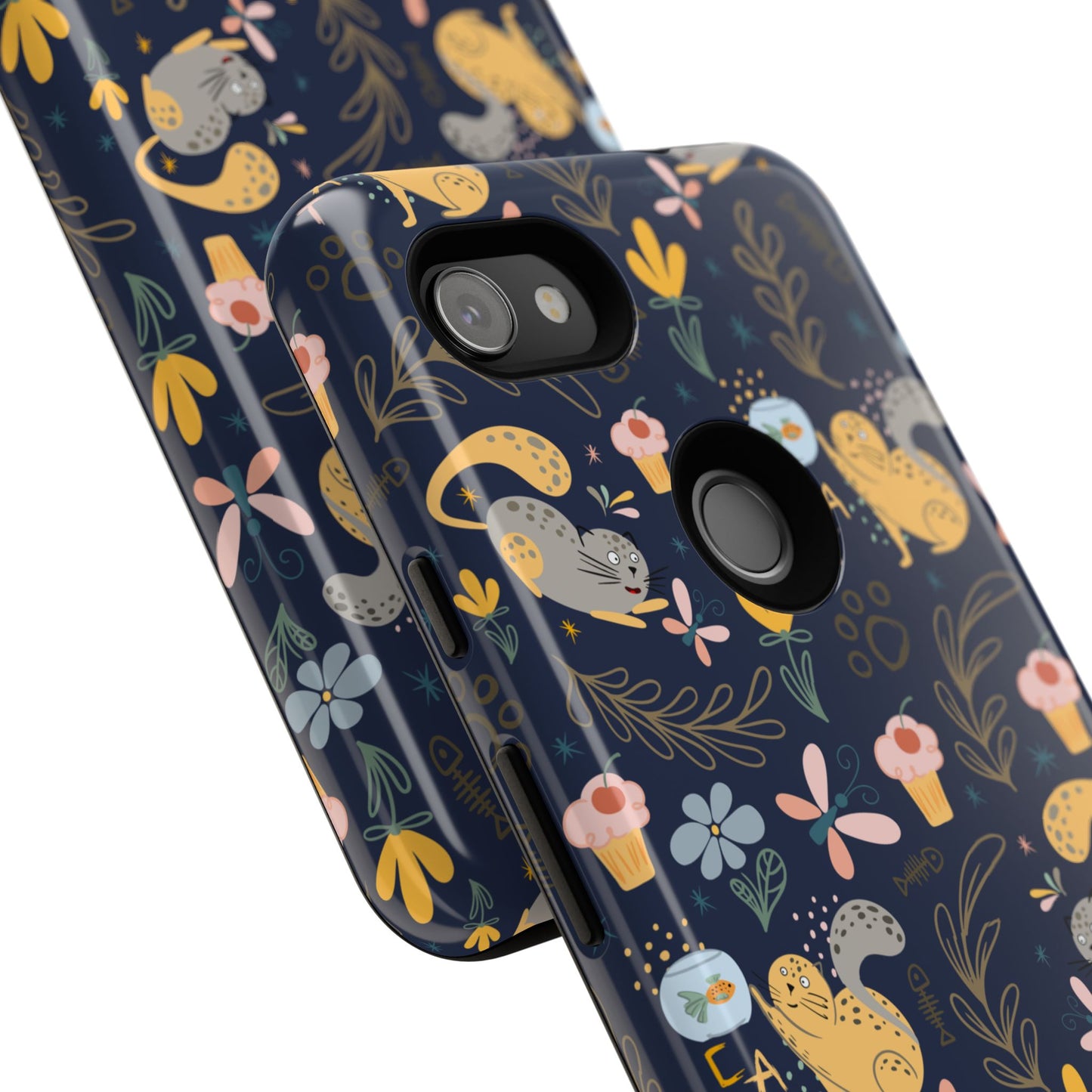Cat-Themed Tough Phone Case - Tough Case For Stylish Protection