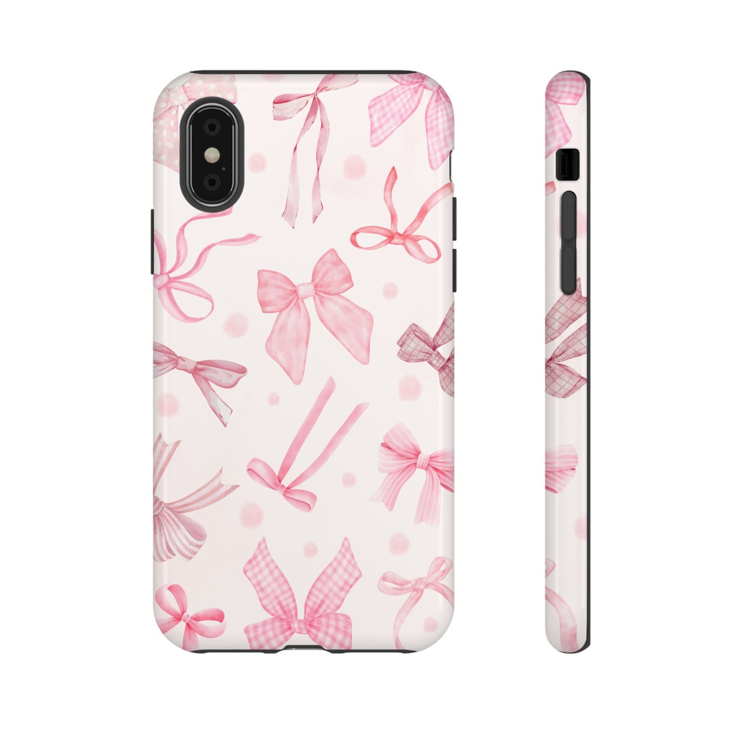 Beautiful Pink Bow Phone Case - Tough Case for Stylish Protection