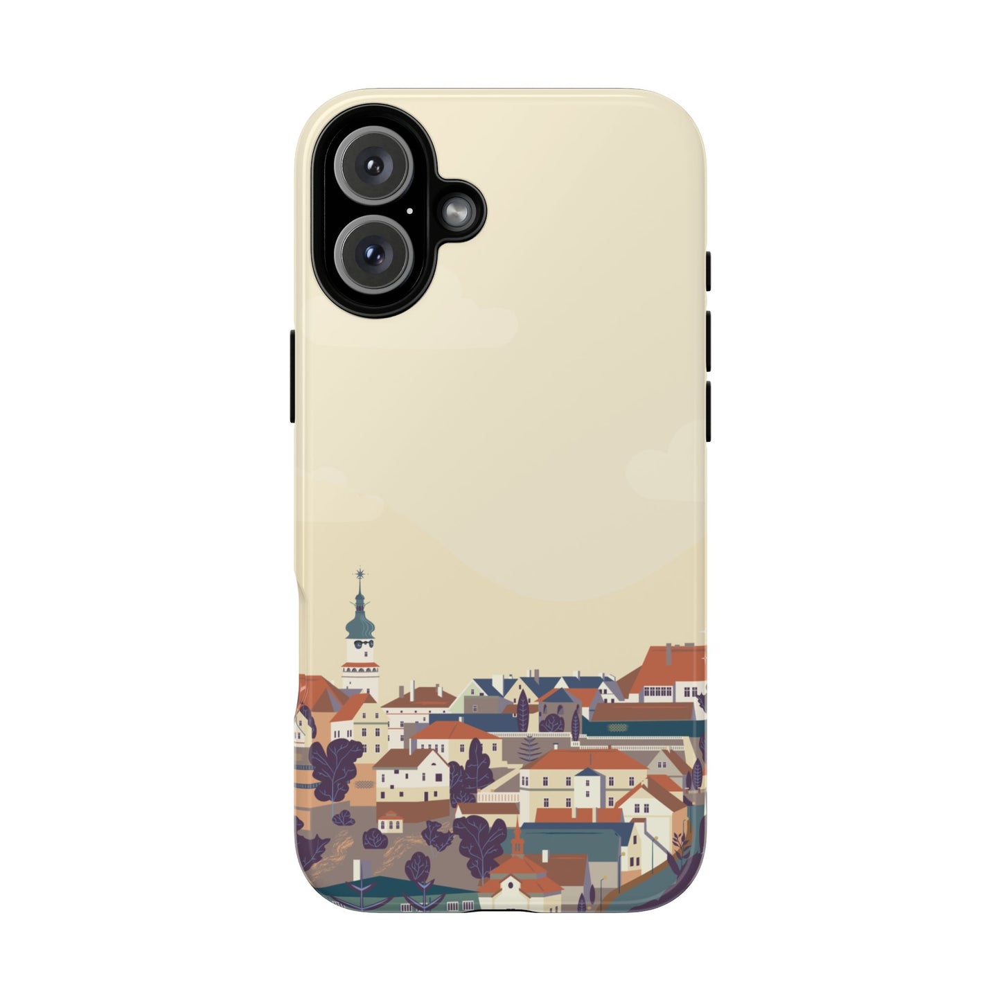 Artistic Phone Case - Charming Village Design