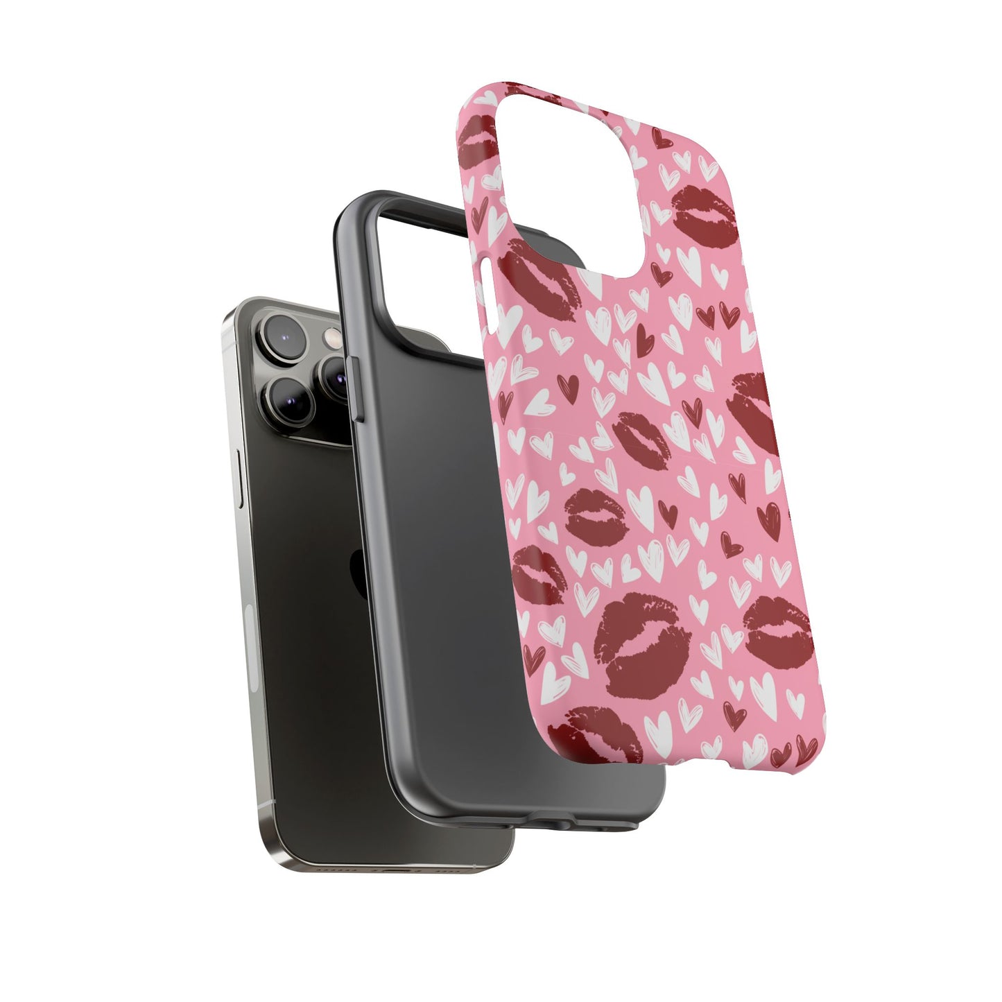 Kiss & Love Phone Case - Tough Cases for Romance Lovers