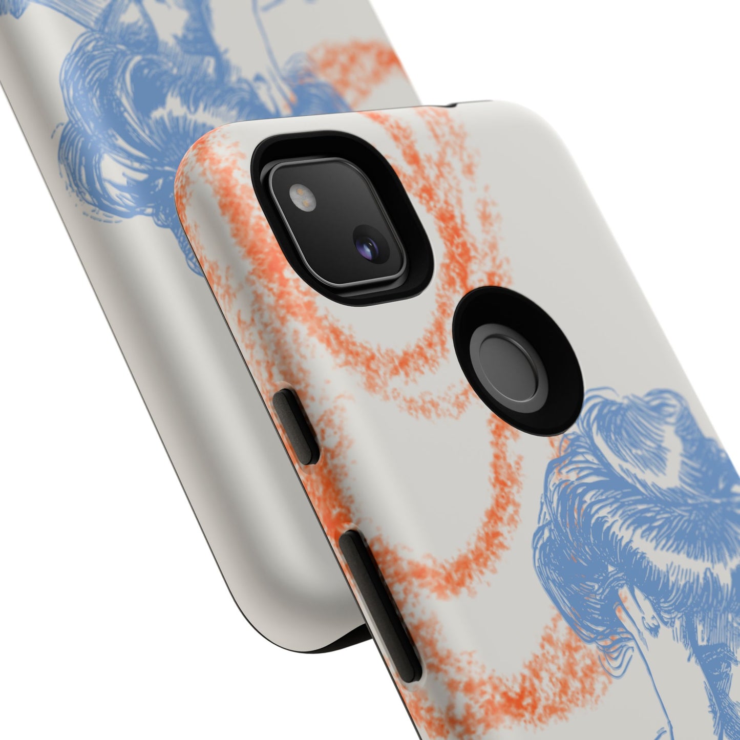 Artistic Phone Case with Stress Relief Design
