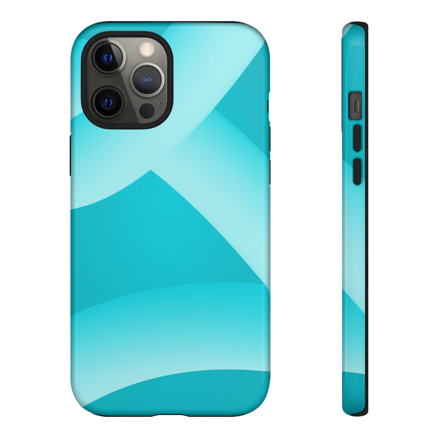 Stylish Tough Phone Case - Modern Blue Design for Ultimate Protection