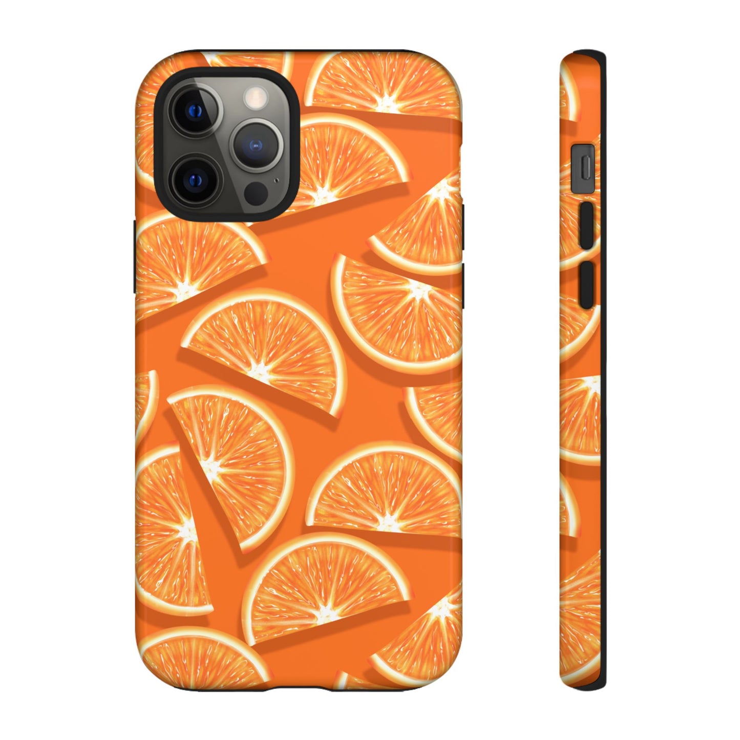 Vibrant Orange Slice Phone Case - Tough Cases for Phone Protection
