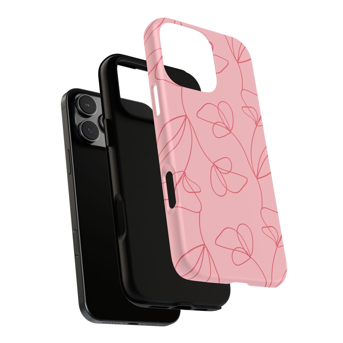 Tough Cases: Elegant Floral Phone Case - Durable Protection with Stylish Design