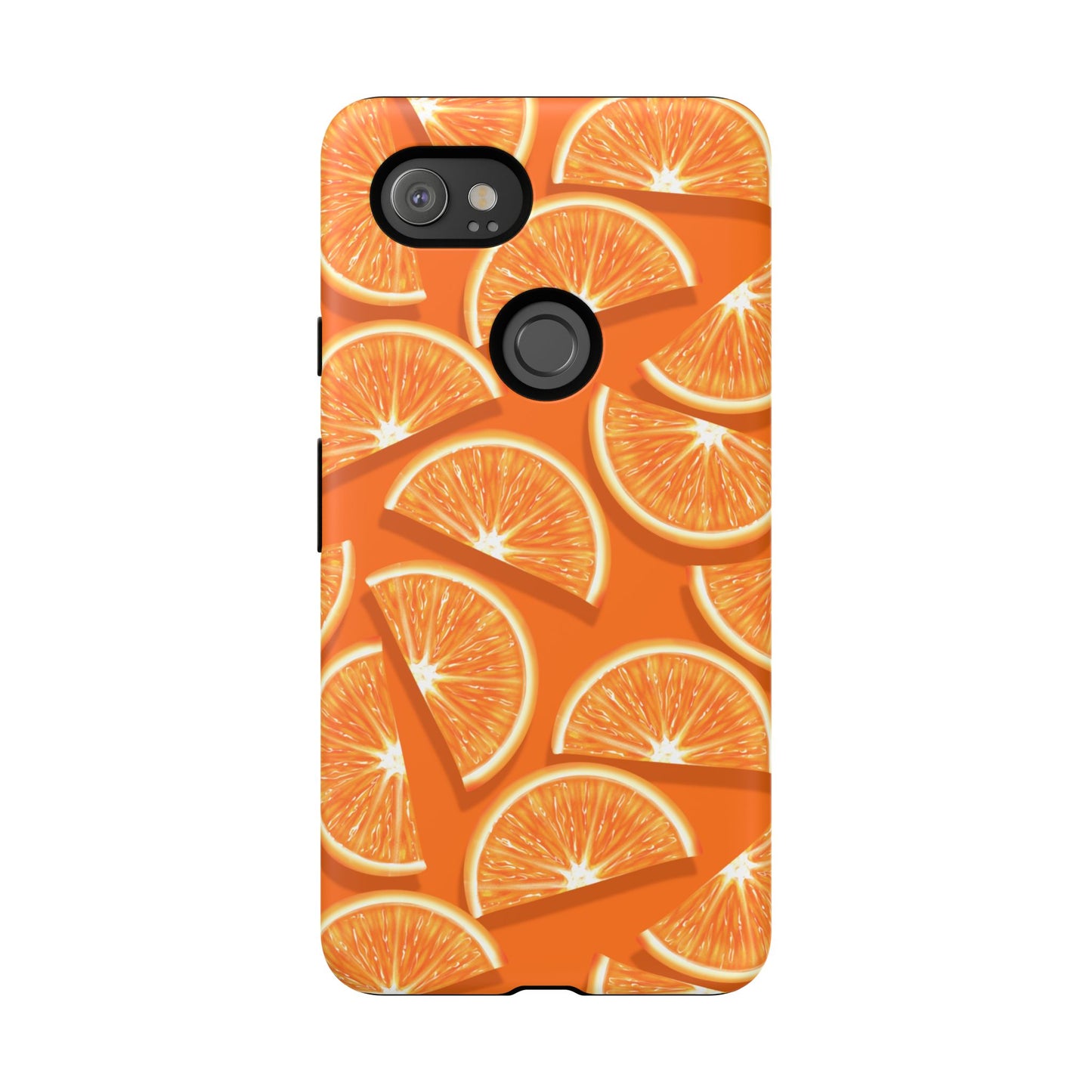Vibrant Orange Slice Phone Case - Tough Cases for Phone Protection