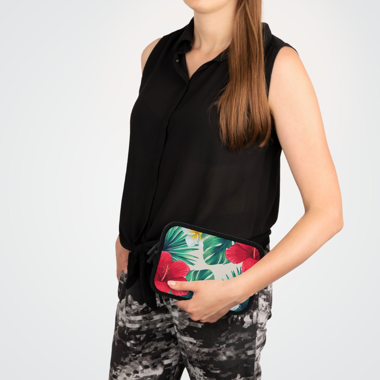 Tropical Floral Laptop Sleeve – Stylish and Protective Case for Laptops