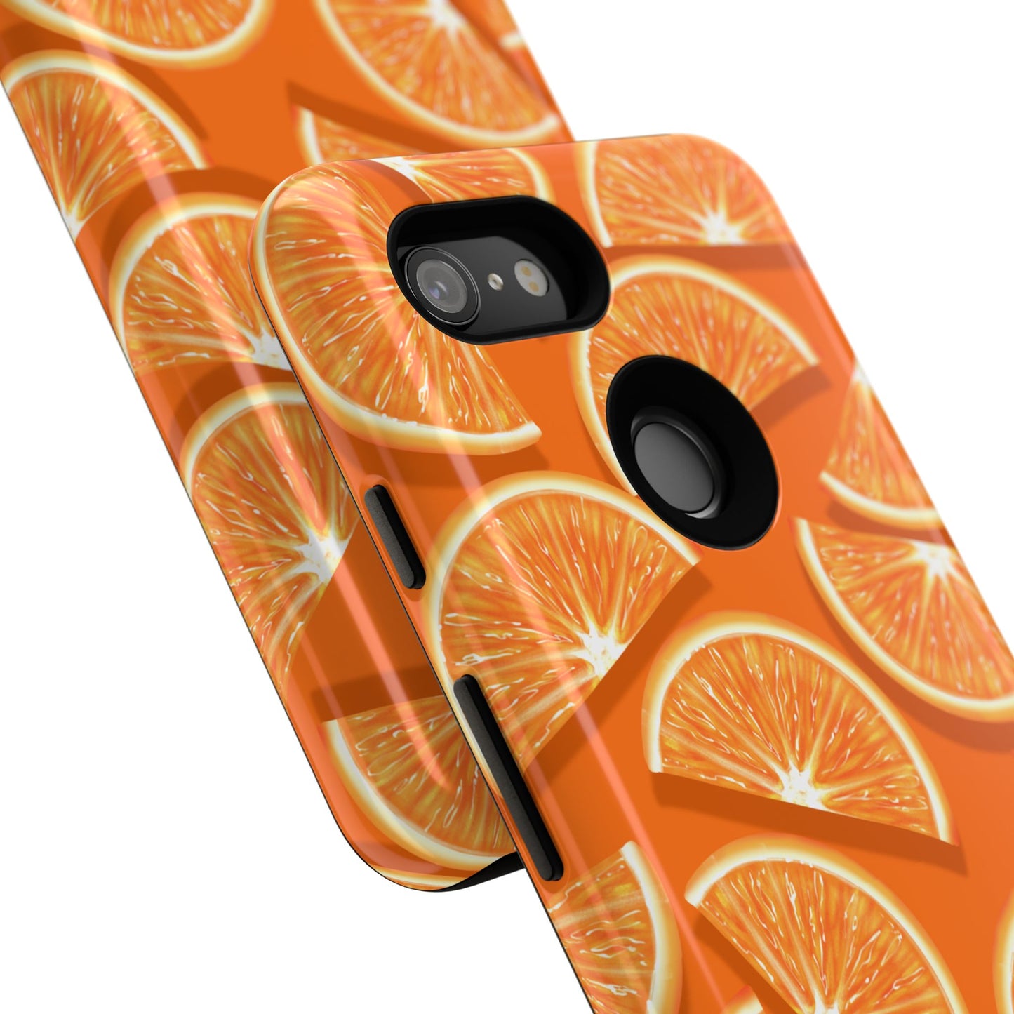 Vibrant Orange Slice Phone Case - Tough Cases for Phone Protection