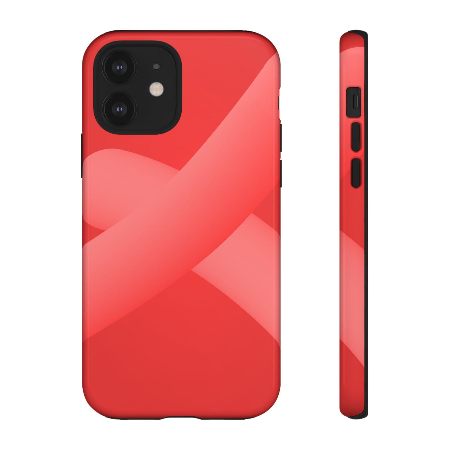 Stylish Tough Phone Case - Modern Red Design for Ultimate Protection