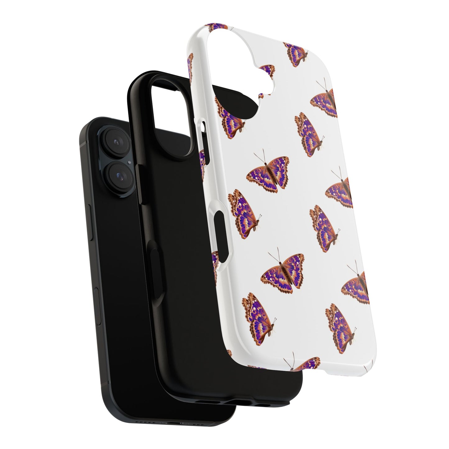 Butterfly Print Phone Case - Tough Case For Stylish Protection