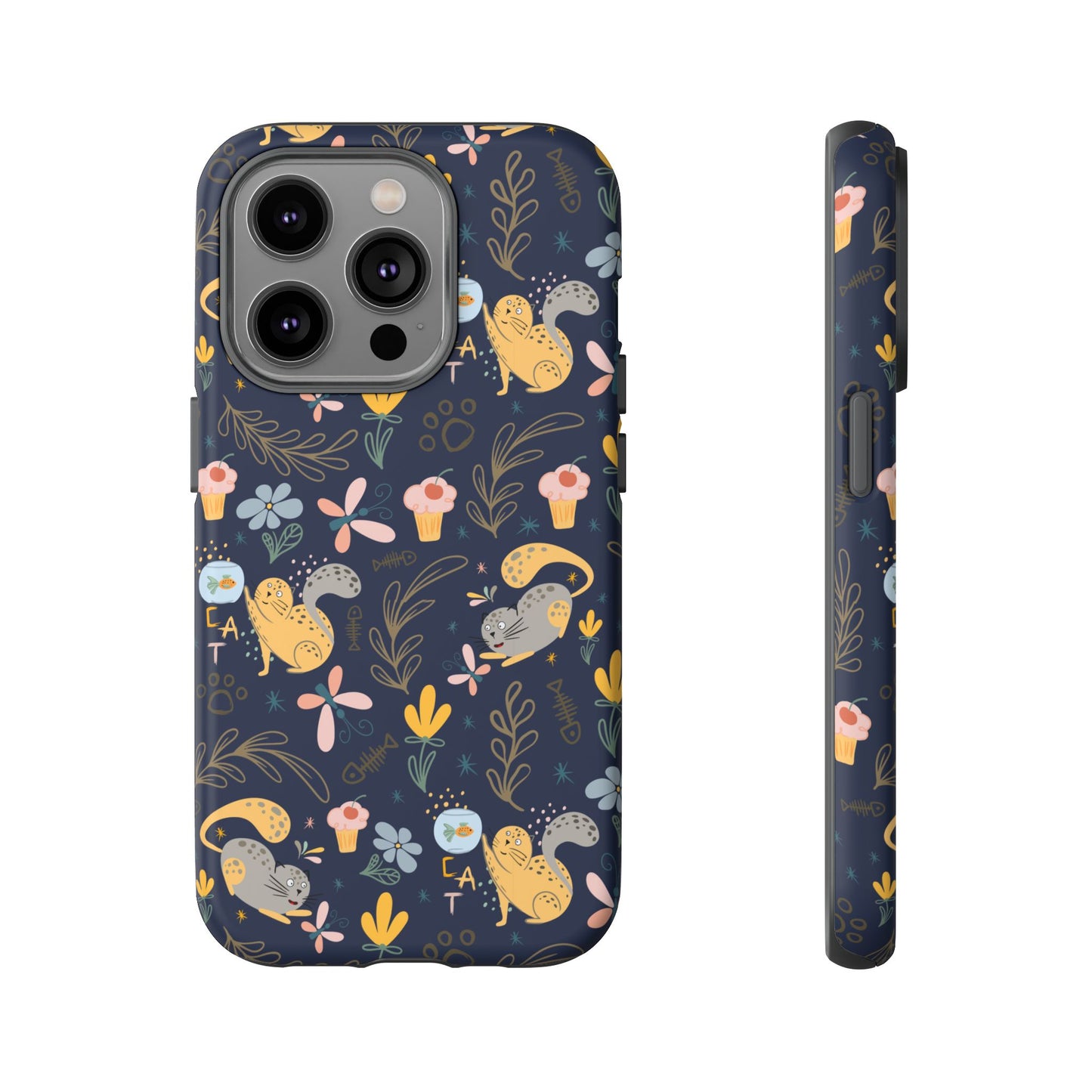 Cat-Themed Tough Phone Case - Tough Case For Stylish Protection