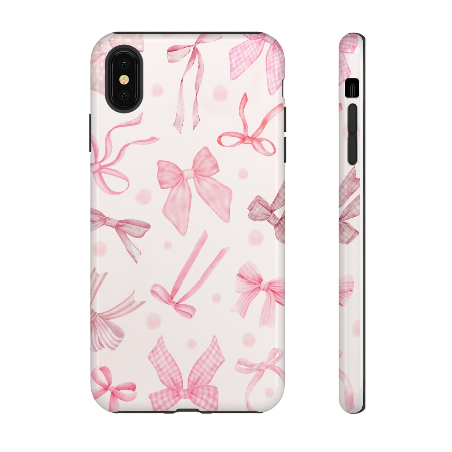 Beautiful Pink Bow Phone Case - Tough Case for Stylish Protection