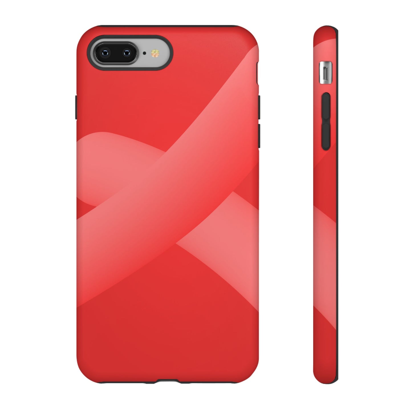 Stylish Tough Phone Case - Modern Red Design for Ultimate Protection
