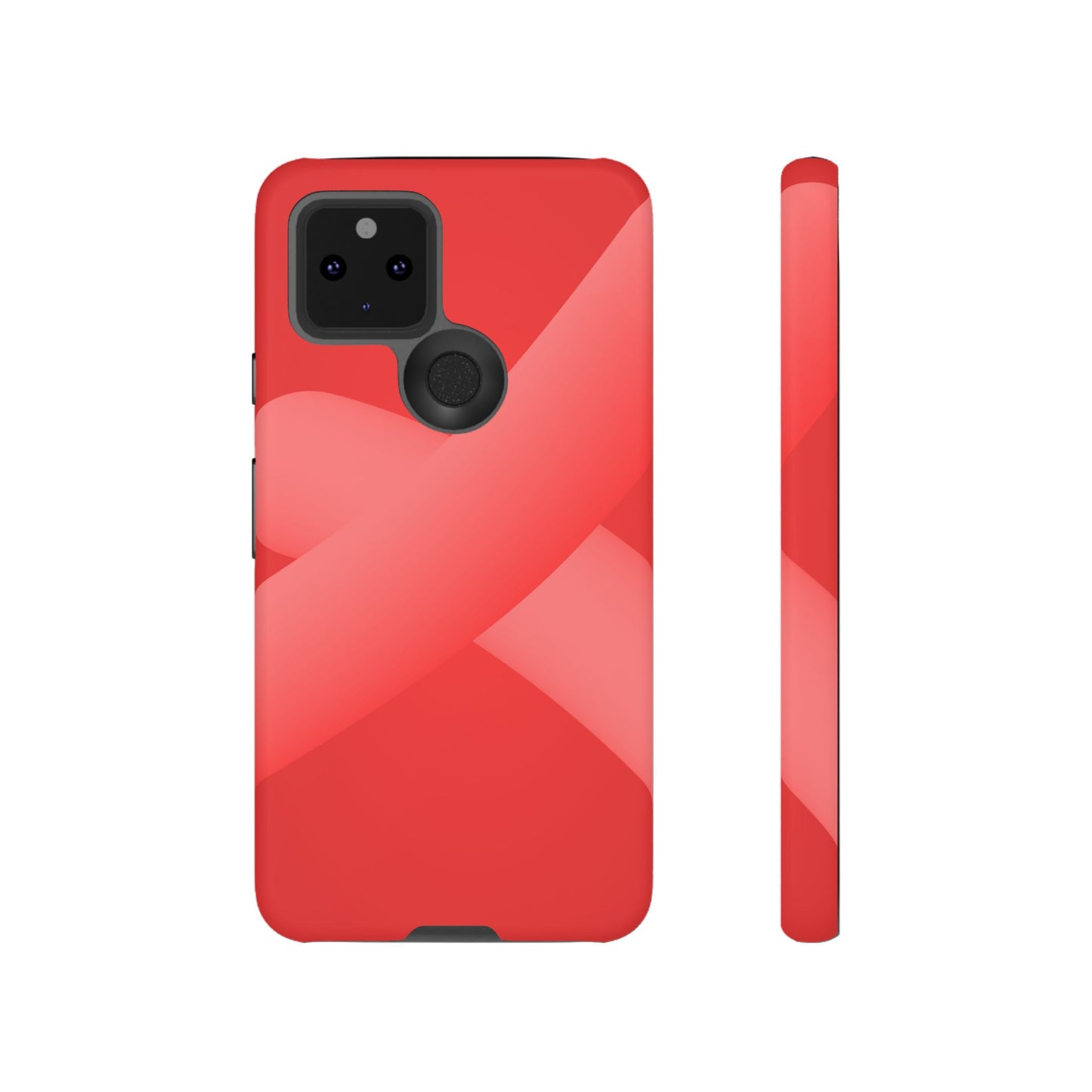 Stylish Tough Phone Case - Modern Red Design for Ultimate Protection