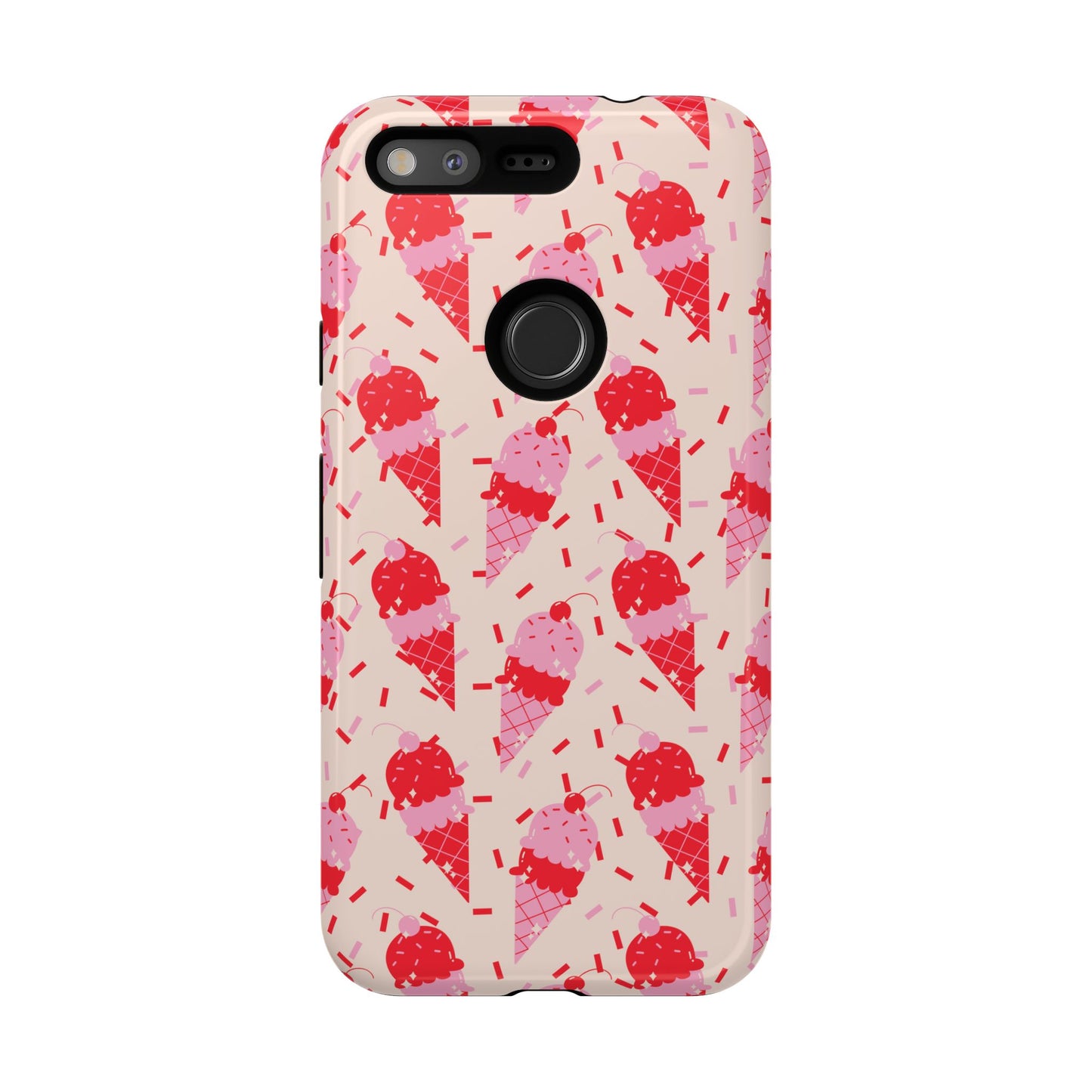 Ice Cream Phone Case - Cute Tough Cases for Ice Cream Lovers, Fun Summer Accessory, Birthday Gift, Colorful iPhone Cover