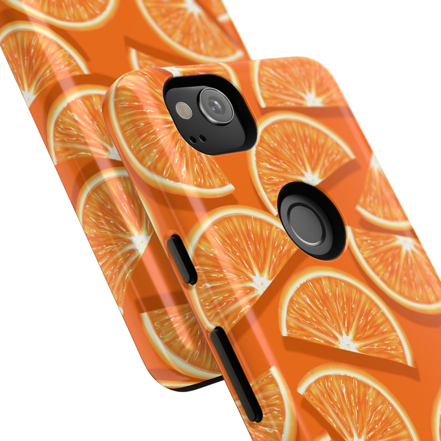 Vibrant Orange Slice Phone Case - Tough Cases for Phone Protection