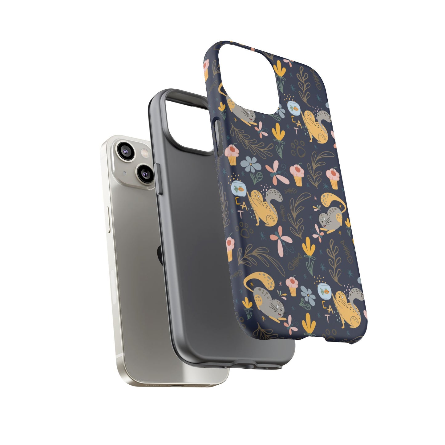 Cat-Themed Tough Phone Case - Tough Case For Stylish Protection