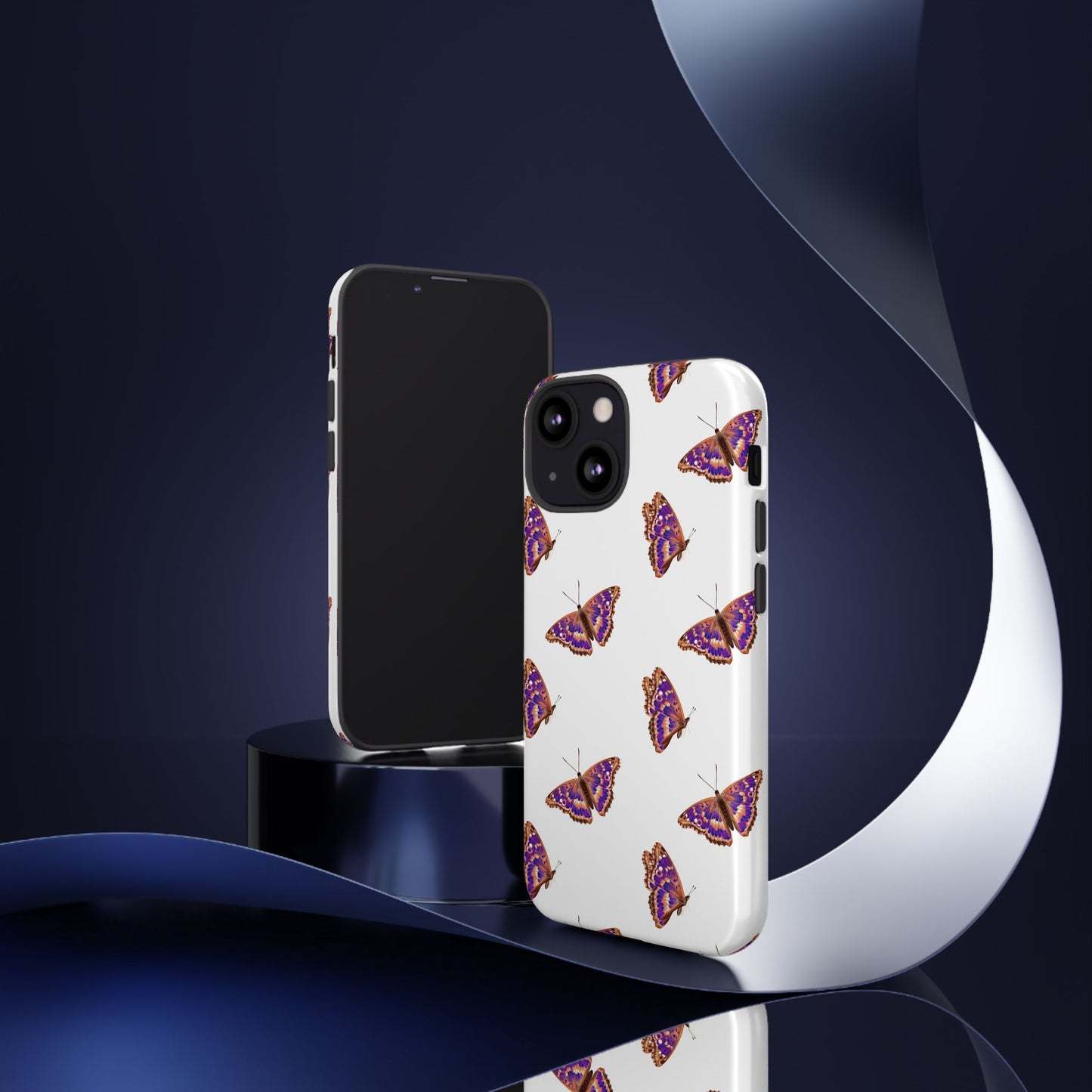 Butterfly Print Phone Case - Tough Case For Stylish Protection