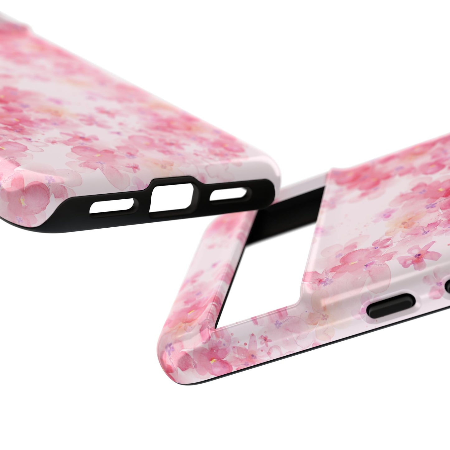 Floral Phone Case - Tough Cases with Pink Blossom Design