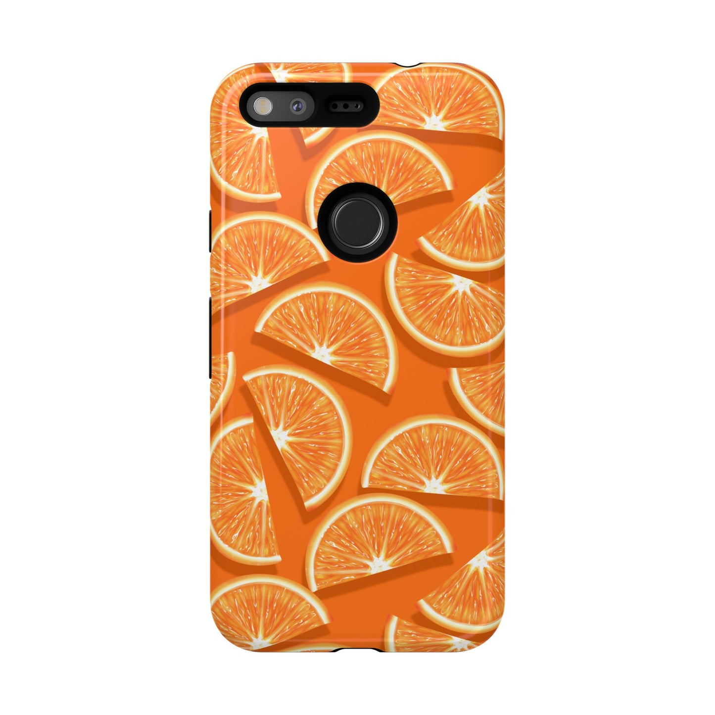 Vibrant Orange Slice Phone Case - Tough Cases for Phone Protection