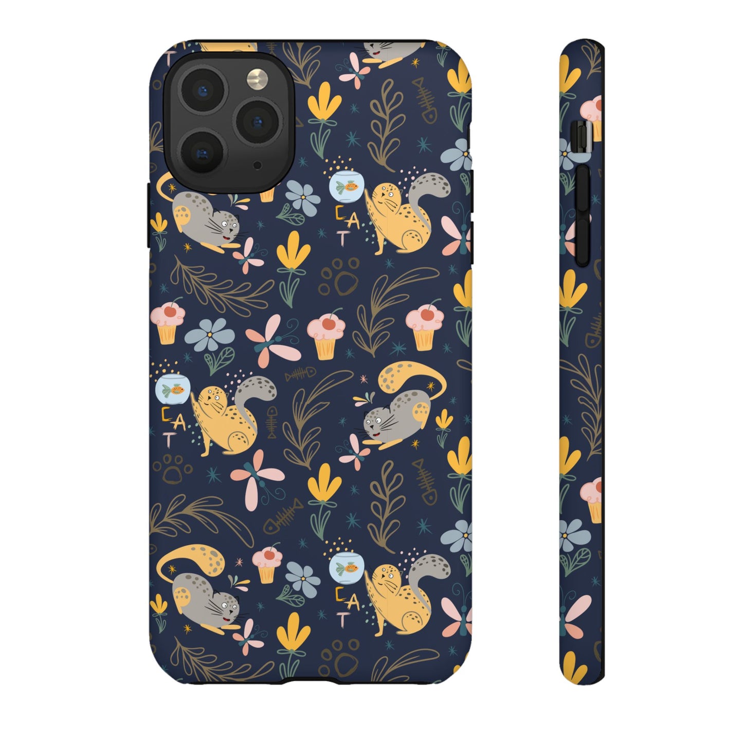 Cat-Themed Tough Phone Case - Tough Case For Stylish Protection