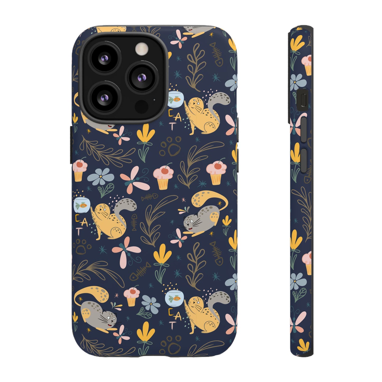 Cat-Themed Tough Phone Case - Tough Case For Stylish Protection