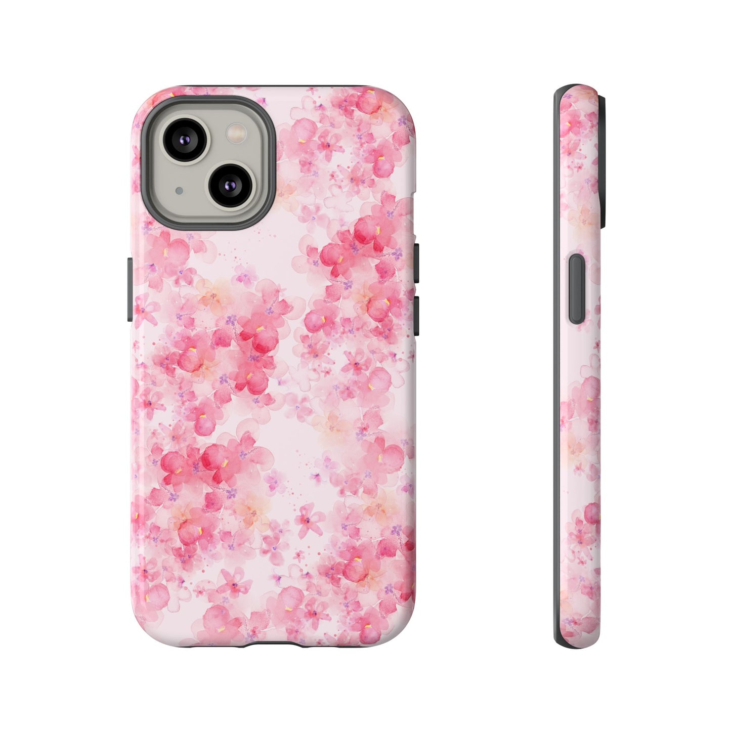 Floral Phone Case - Tough Cases with Pink Blossom Design