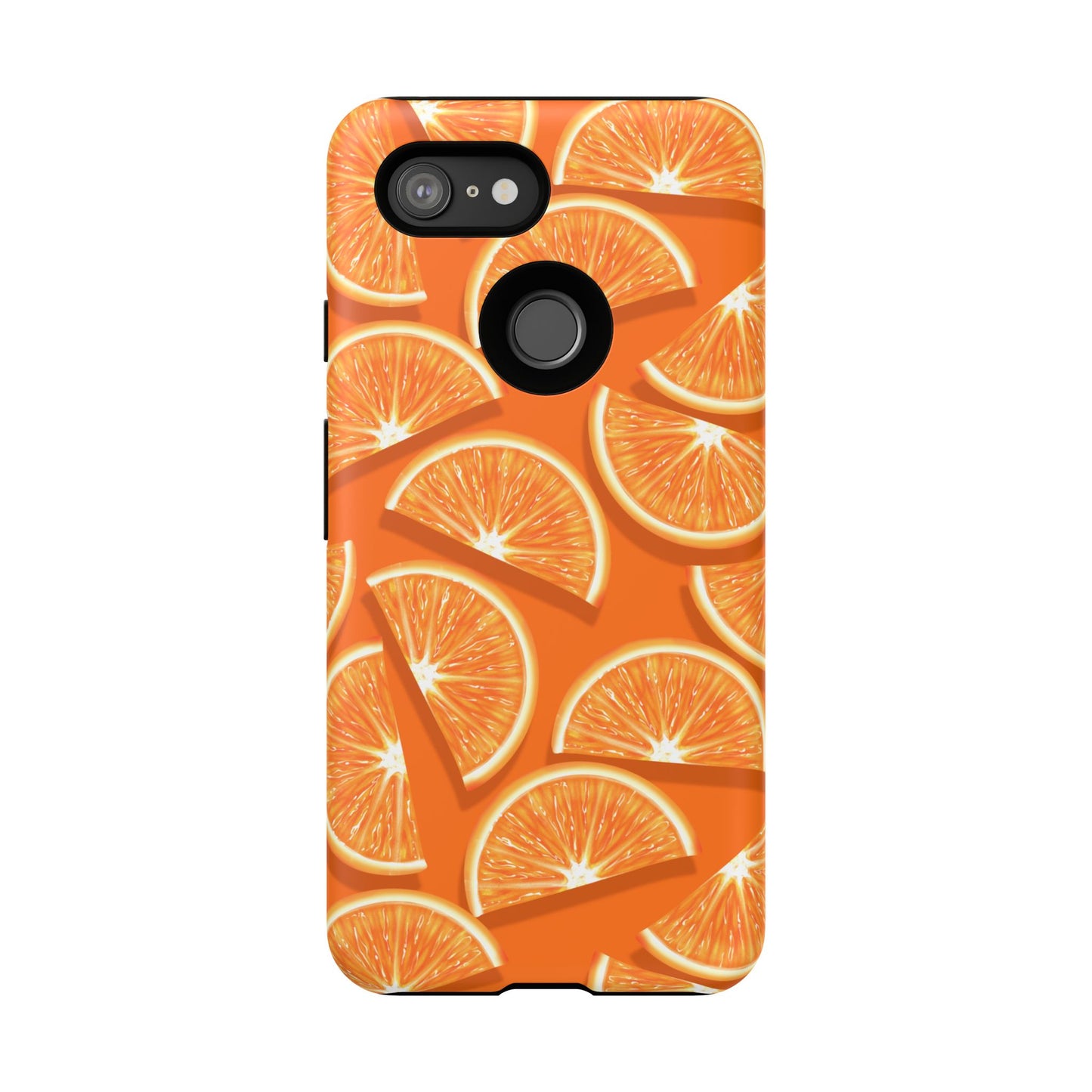 Vibrant Orange Slice Phone Case - Tough Cases for Phone Protection