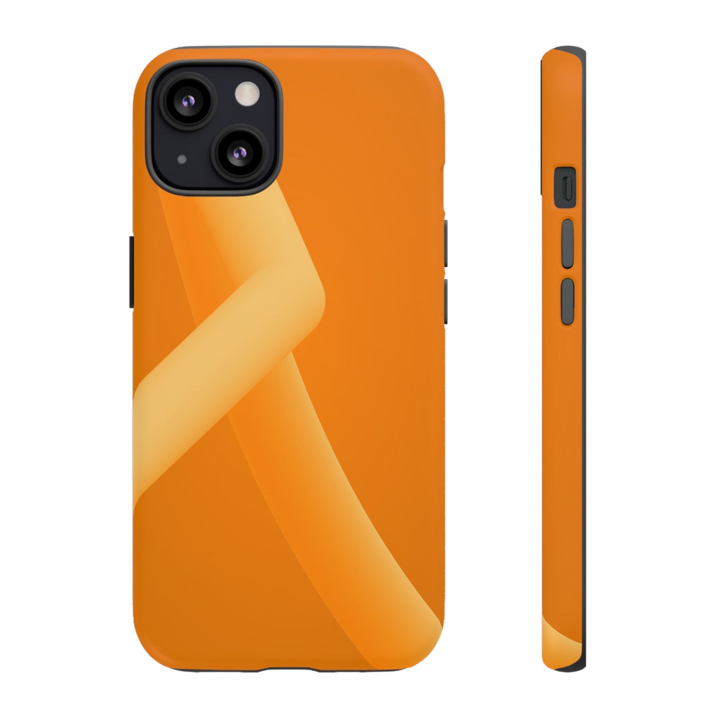 Stylish Tough Phone Case - Modern Orange Design for Ultimate Protection