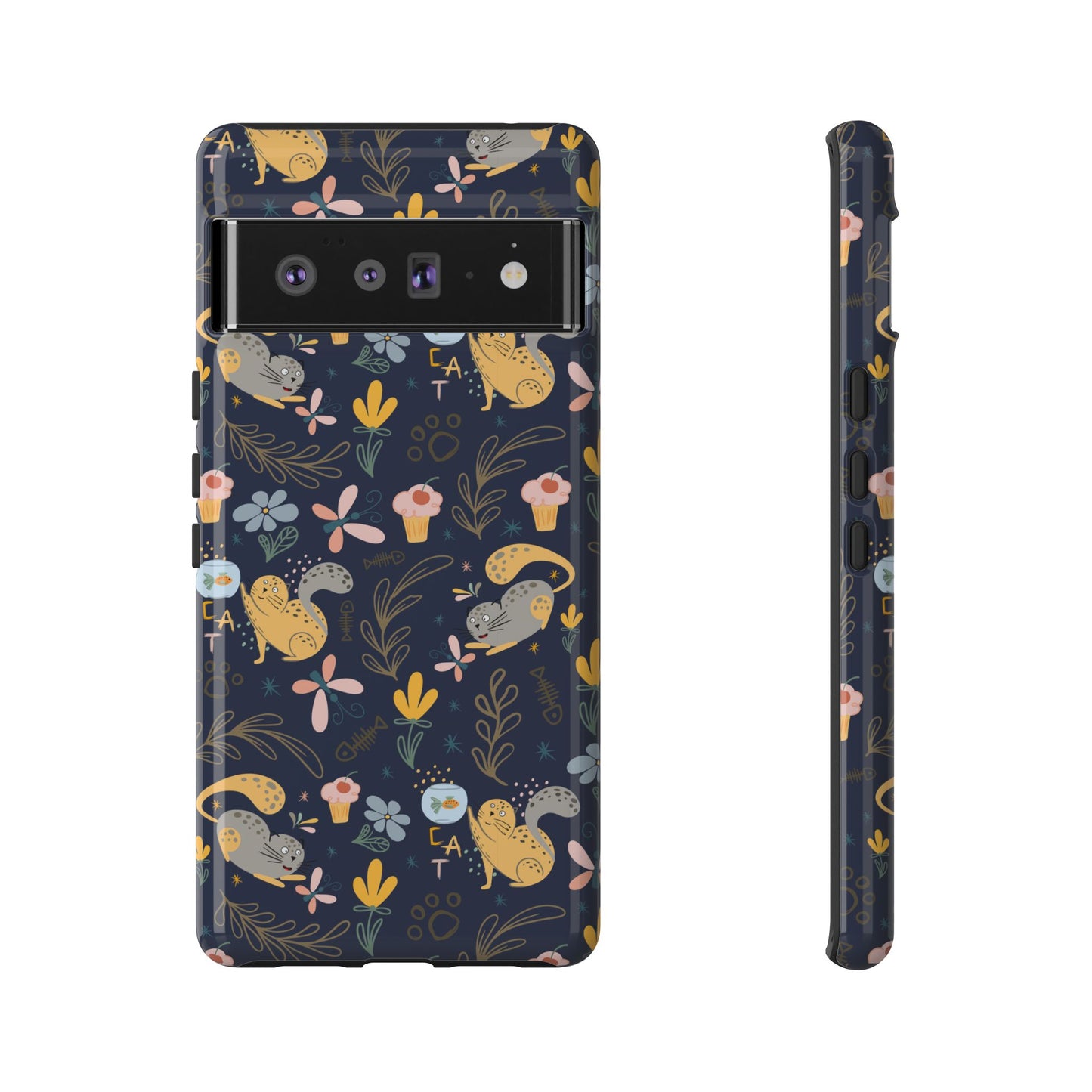 Cat-Themed Tough Phone Case - Tough Case For Stylish Protection