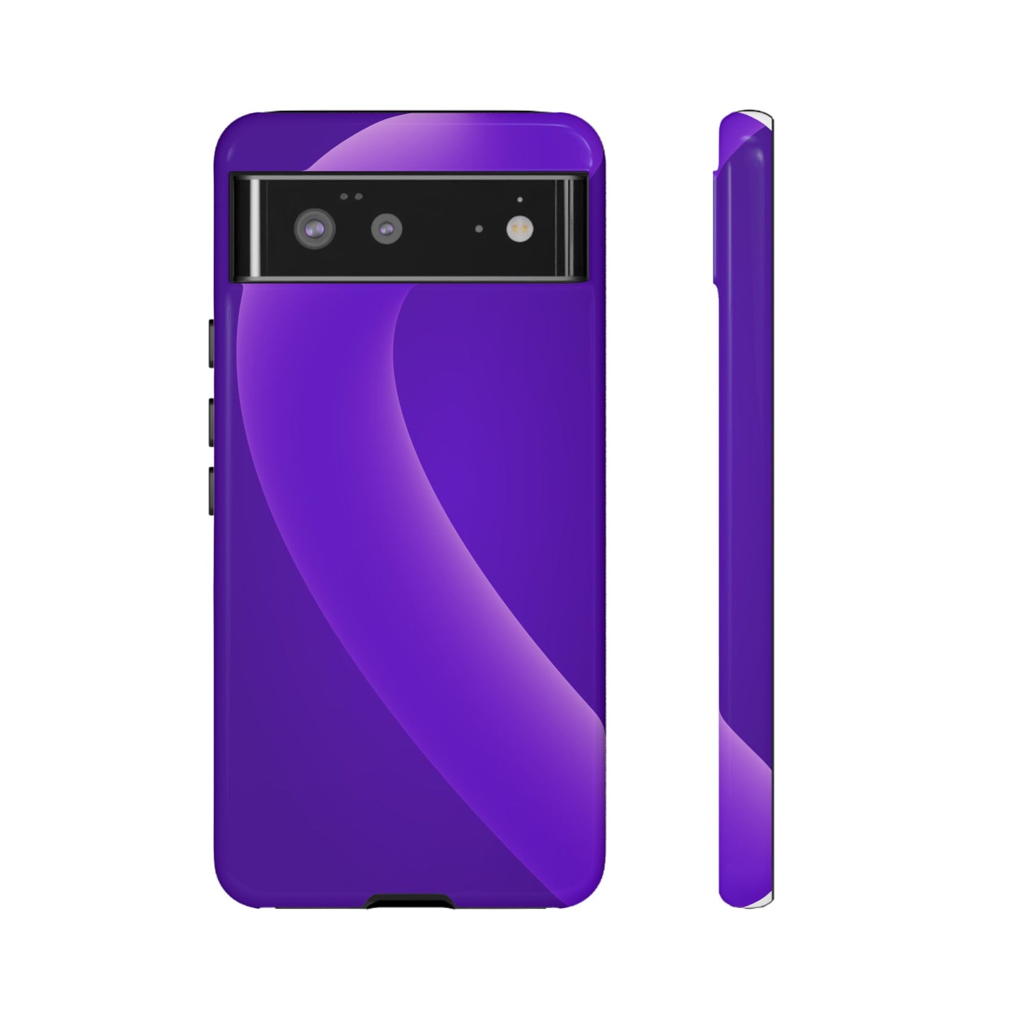 Stylish Tough Phone Case - Modern Purple Design for Ultimate Protection