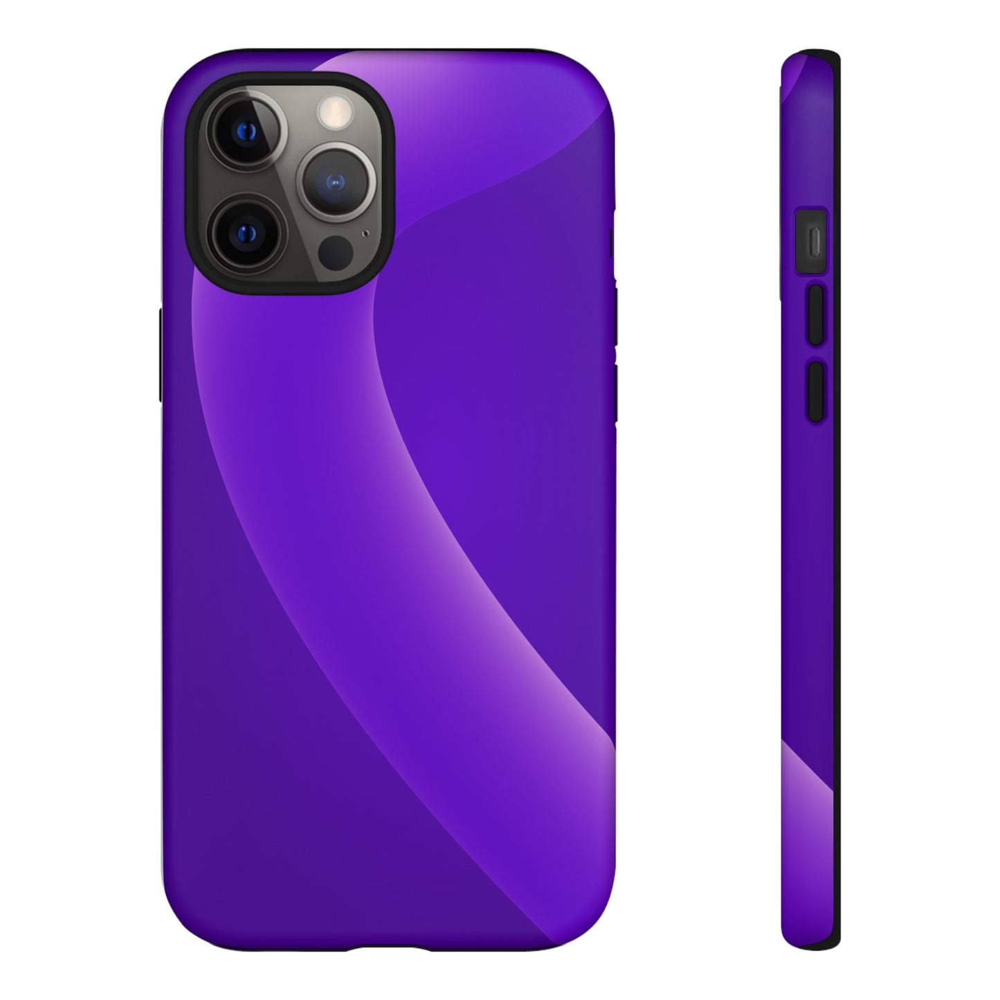 Stylish Tough Phone Case - Modern Purple Design for Ultimate Protection
