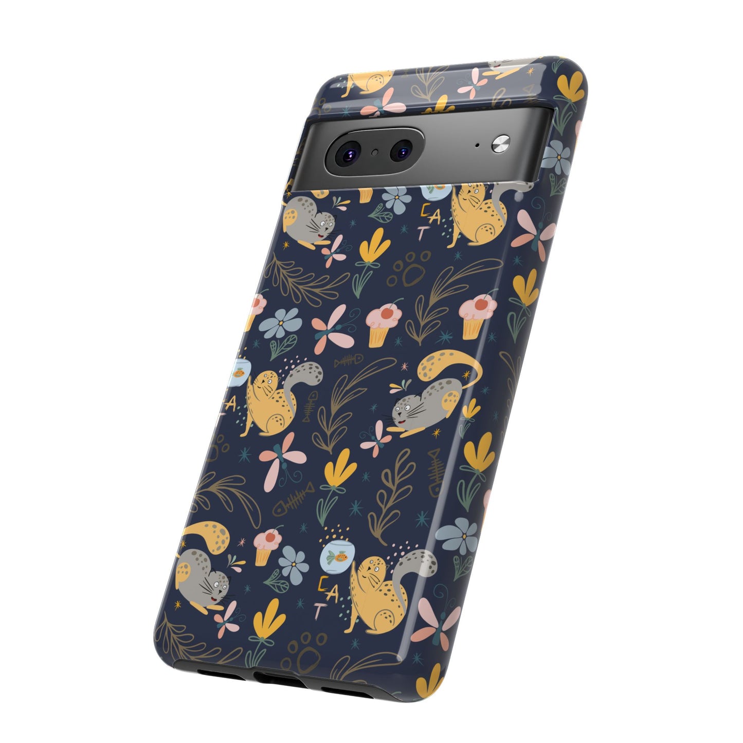 Cat-Themed Tough Phone Case - Tough Case For Stylish Protection