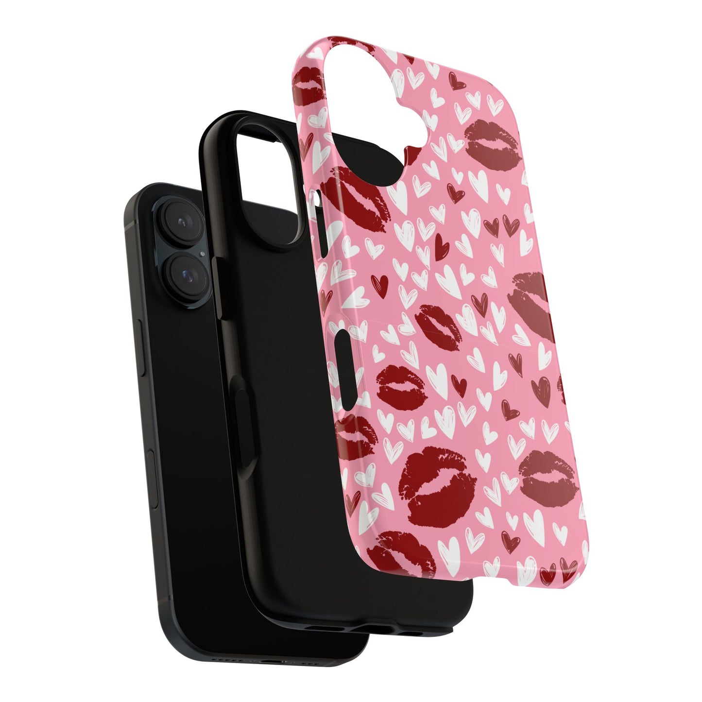 Kiss & Love Phone Case - Tough Cases for Romance Lovers