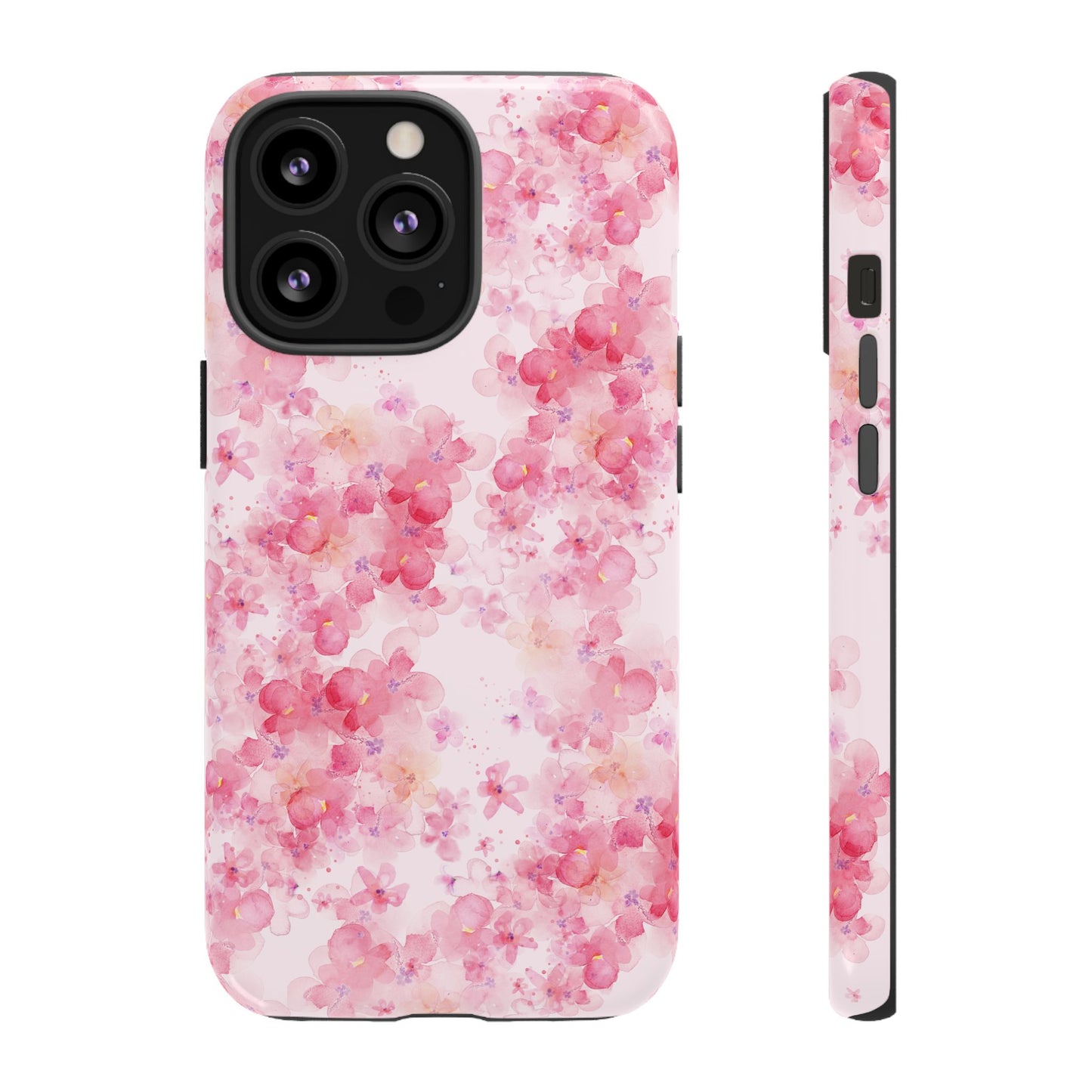 Floral Phone Case - Tough Cases with Pink Blossom Design