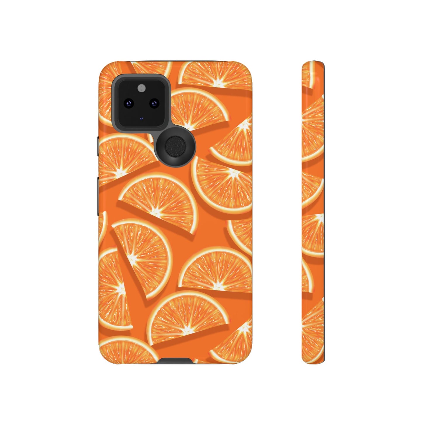 Vibrant Orange Slice Phone Case - Tough Cases for Phone Protection