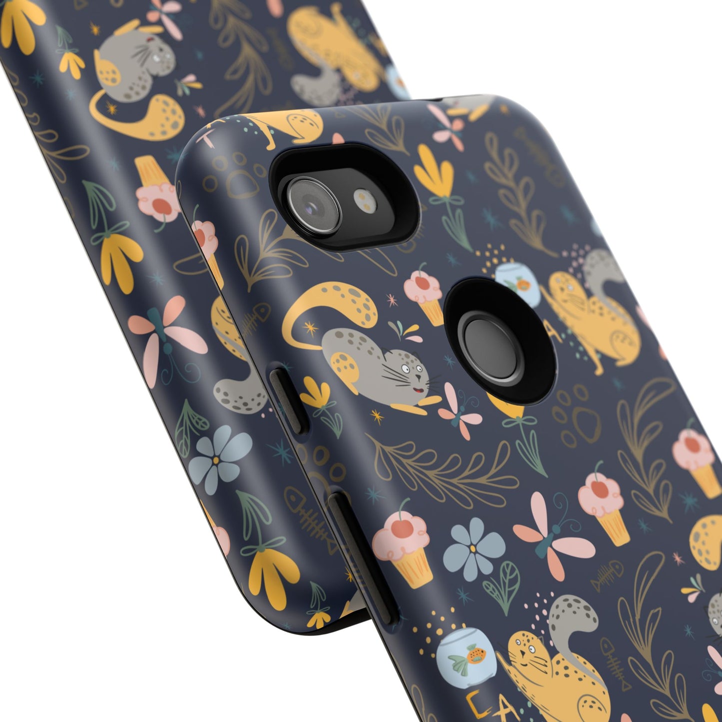 Cat-Themed Tough Phone Case - Tough Case For Stylish Protection