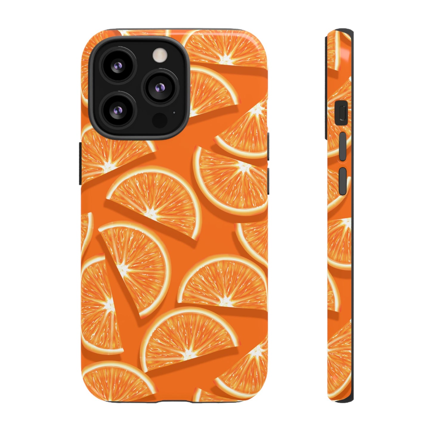 Vibrant Orange Slice Phone Case - Tough Cases for Phone Protection